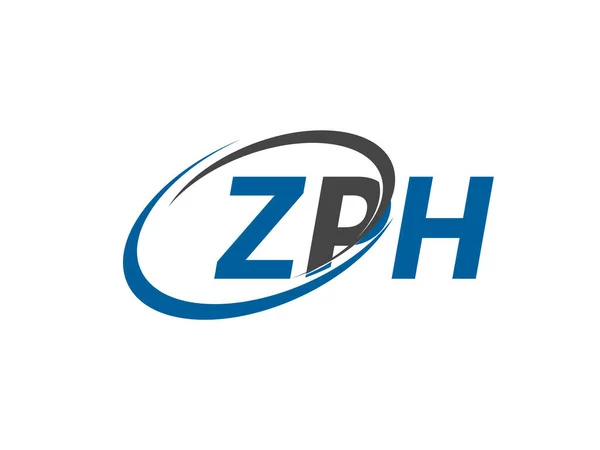 Harf Yaratıcı Modern Zarif Logo Tasarımı Zph — Stok Vektör