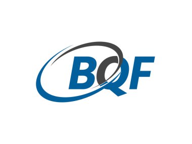 BQF harfi modern zarif logo tasarımı