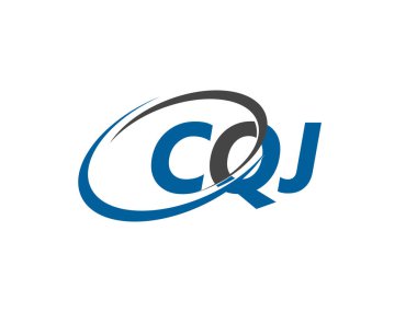 CQJ harfi yaratıcı modern logo tasarımı