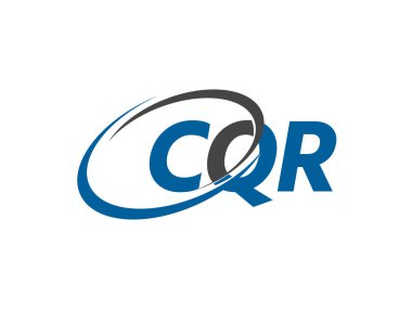 CQR harfi yaratıcı modern zarif logo tasarımı