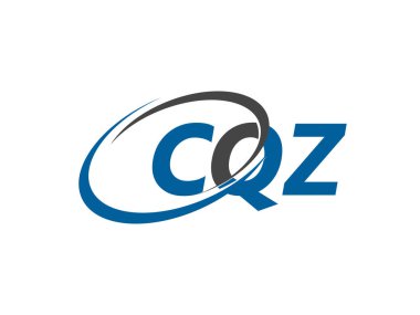 harf yaratıcı modern zarif logo tasarımı CQZ