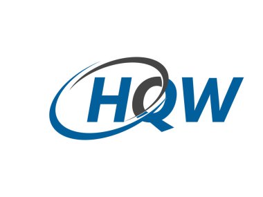 HQW harfli modern zarif logo tasarımı