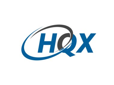 HQX harfi yaratıcı modern zarif logo tasarımı
