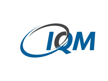 IQM harfi yaratıcı modern zarif logo tasarımı