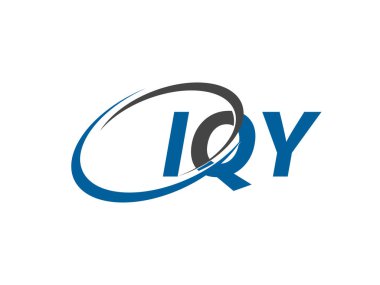 IQY harfi yaratıcı modern zarif logo tasarımı