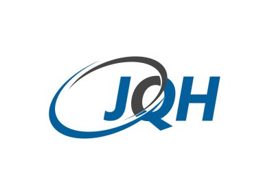 JQH harfi yaratıcı modern zarif logo tasarımı