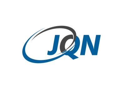 JQN harfi yaratıcı modern zarif logo tasarımı