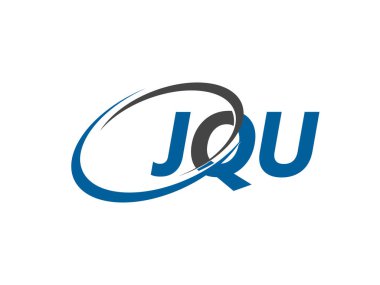 JQU mektup yaratıcı modern zarif logo tasarımı