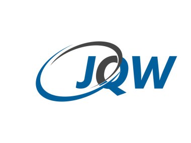 JQW harfi yaratıcı modern zarif logo tasarımı