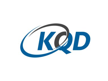 KQD harfi yaratıcı modern zarif logo tasarımı