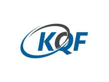 KQF harfi yaratıcı modern zarif logo tasarımı