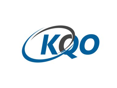 KQO harfi yaratıcı modern zarif logo tasarımı