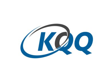 KQQ harfi yaratıcı modern zarif logo tasarımı