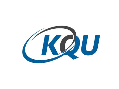 KQU harfi yaratıcı modern zarif logo tasarımı