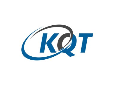 KQT harfi yaratıcı modern zarif logo tasarımı