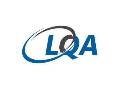 LQA harfi modern zarif logo tasarımı