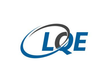 LQE harfi yaratıcı modern zarif logo tasarımı