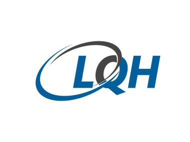 LQH harfi yaratıcı modern zarif logo tasarımı