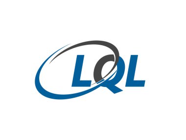 LQL harfi yaratıcı modern zarif logo tasarımı