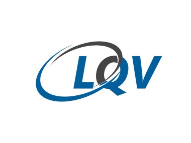 LQV harfli modern zarif logo tasarımı
