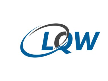 LQW harfli modern zarif logo tasarımı