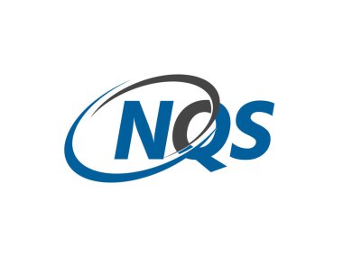 NQS harfi yaratıcı modern zarif logo tasarımı