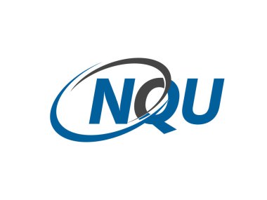 NQU harfi yaratıcı modern zarif logo tasarımı