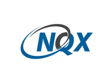 NQX harfi yaratıcı modern zarif logo tasarımı