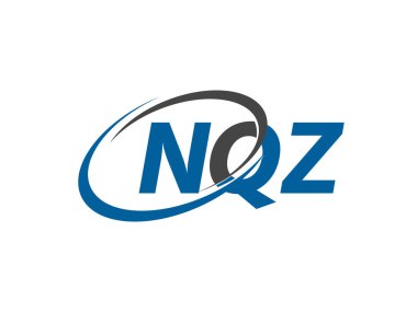 NQZ harfi yaratıcı modern zarif logo tasarımı