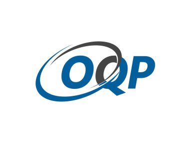 OQP harfi yaratıcı modern zarif logo tasarımı