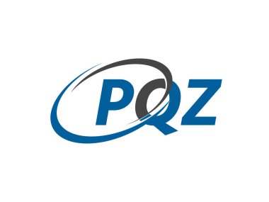 PQZ harfi yaratıcı modern zarif logo tasarımı