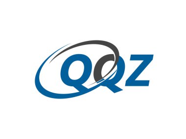 QQZ harfi yaratıcı modern zarif logo tasarımı