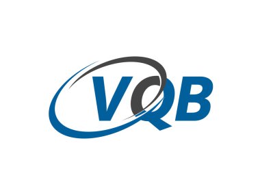 VQB harfi yaratıcı modern zarif logo tasarımı