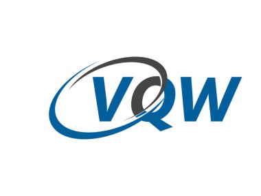VQW harfli modern zarif logo tasarımı