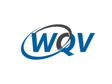 WQV harfi yaratıcı modern zarif logo tasarımı