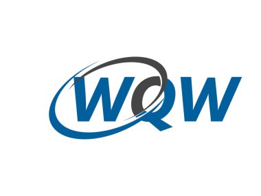 WQW harfi yaratıcı modern zarif logo tasarımı