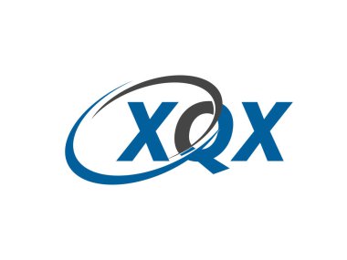 XQX harfi yaratıcı modern zarif logo tasarımı