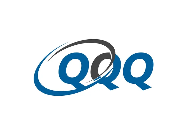 Qqq字母创意现代雅致的Swoosh标志设计 — 图库矢量图片