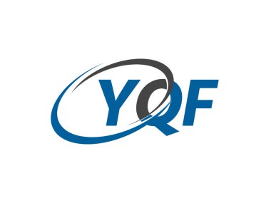 YQF harfi yaratıcı modern zarif logo tasarımı