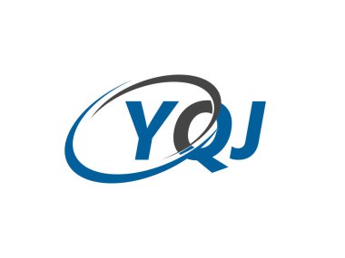 YQJ harfi yaratıcı modern zarif logo tasarımı