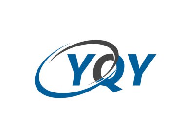 YQY harfi yaratıcı modern zarif logo tasarımı