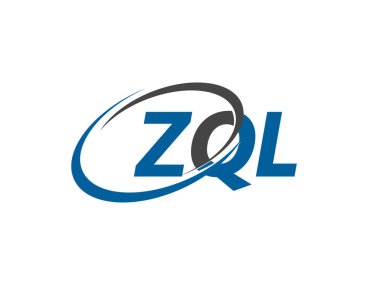 ZQL harfi yaratıcı modern zarif logo tasarımı