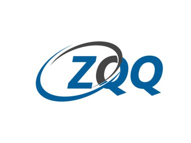 ZQQ harfi yaratıcı modern zarif logo tasarımı