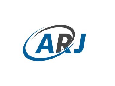 ARJ harfi yaratıcı modern zarif logo tasarımı