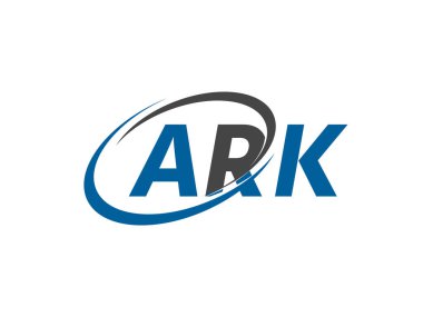 ARK harfi yaratıcı modern zarif logo tasarımı