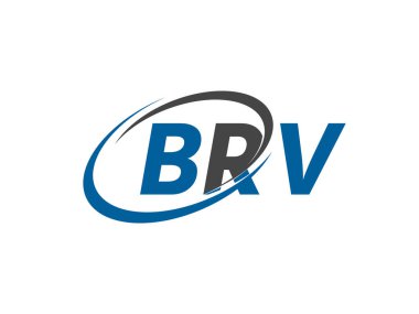 BRW harfi yaratıcı modern zarif logo tasarımı