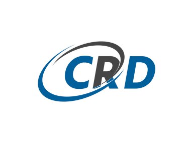 CRD harfi yaratıcı modern zarif logo tasarımı