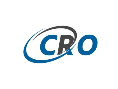 CRO harfi yaratıcı modern zarif logo tasarımı