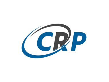 CRP harfi yaratıcı modern zarif logo tasarımı