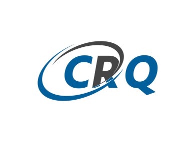 CRQ harfi yaratıcı modern zarif logo tasarımı